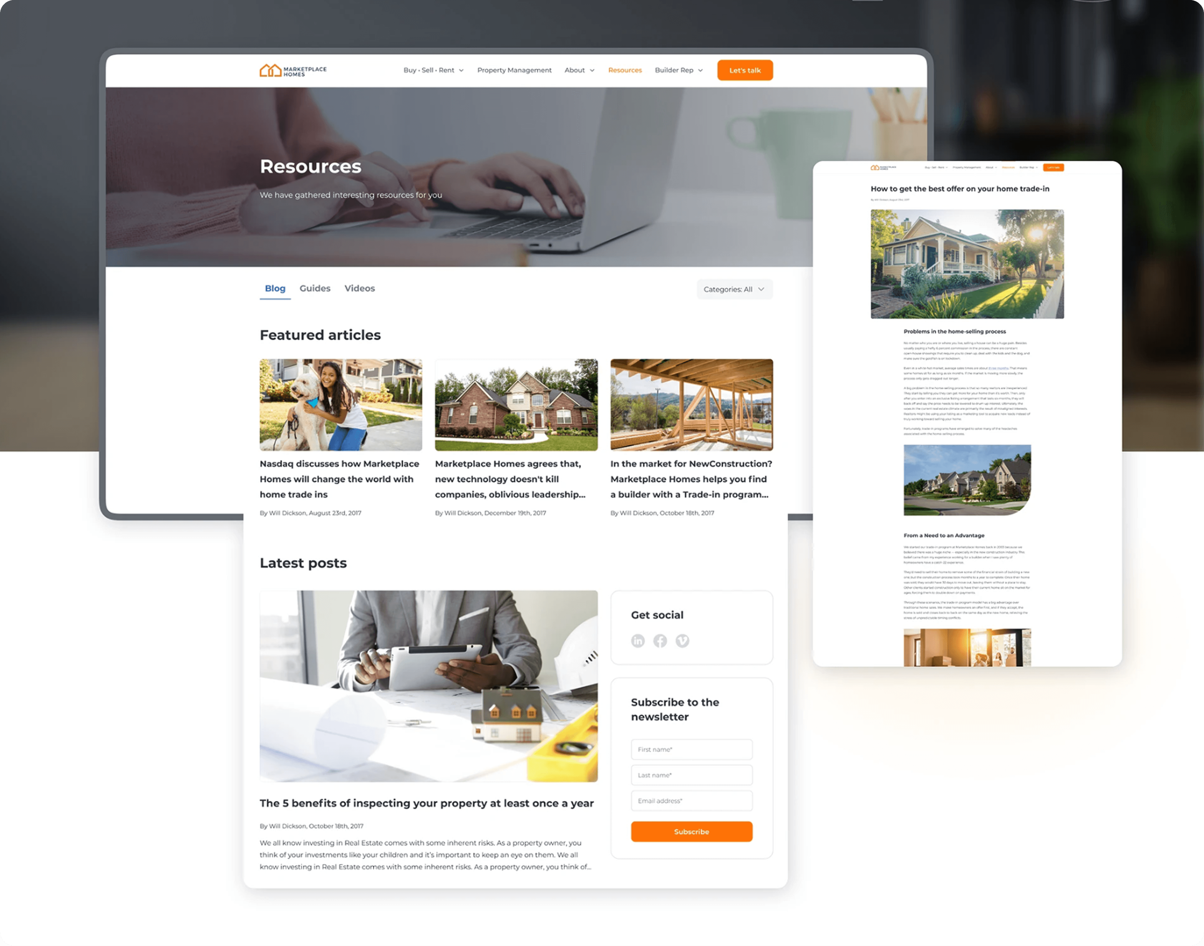 Marketplace Homes Platform